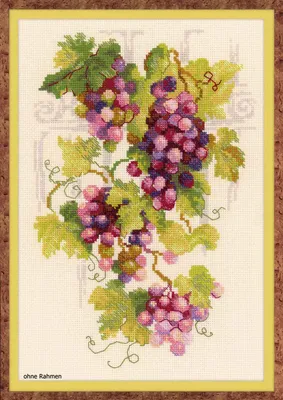 Produktbild von Riolis Stickbildset Kreuzstich "Weinrebe", Zählmuster