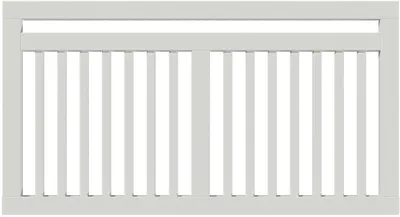 Produktbild von Plus Zaun Linea 150 x 80 cm RAL 9010 Weiß