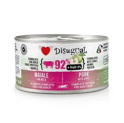Obrázok produktu pre Disugual Dog Fruit Konzerva Bravčové a jablko 150 g