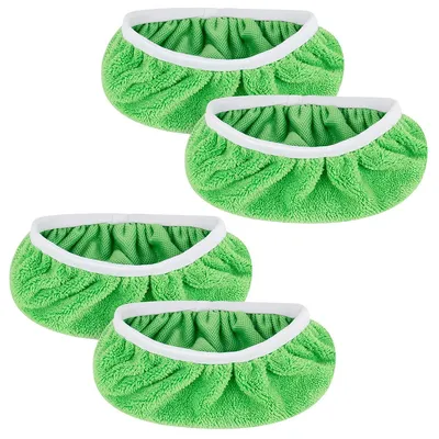 4er Set Mop Tuch Ersatz – Waschbare Faser Tücher für Flachmopp