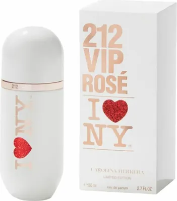 Obrázok produktu pre Carolina Herrera 212 VIP Rosé I Love NY Limited Edition parfémovaná voda pre ženy 80 ml