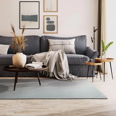 Produktbild von Steffensmeier Kurzflorteppich Cambridge Young | Teppich für das Wohnzimmer, Jugendzimmer in Silber, Größe: 300x400 cm