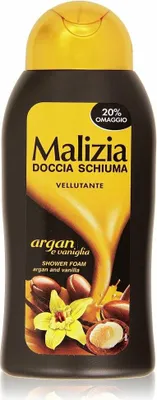Image de Gel douche Doccia Argan/Vanille Vellutan 300 ml - Malizia