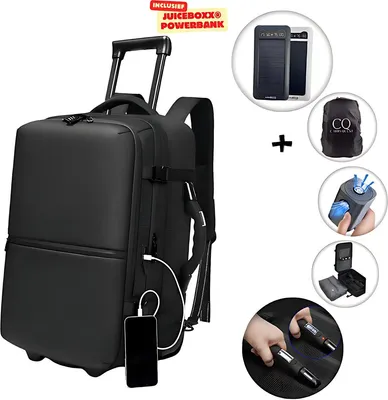Produktbild von CarryQuest® - RZ/TX Pro Evo Vakuum-Rucksack Trolley 65L Schwarz