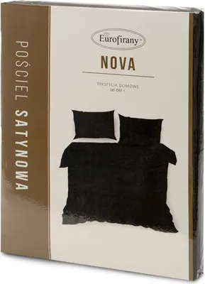 Zdjęcie produktu dla Pościel NOVA3 czarna 180x200 + 2x 70x80