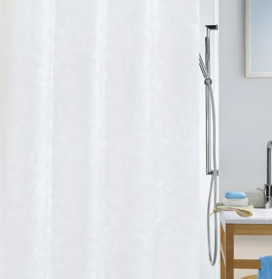 Produktbild von Spirella Duschvorhang Textil Minimalismus, vers. Designs Farbe: Porto white