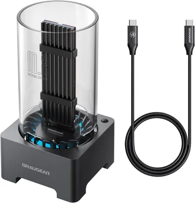 Immagine prodotto di GRAUGEAR Docking Station USB 4.0 f. M.2 PCIe Gen4x4 NVMe SSD