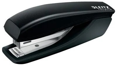 Produktbild von Leitz NeXXt 56170095, 10 Blätter, Schwarz, Standard-Clinch, P2, Kunststoff, 80 g/m²