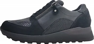 Produktbild von Waldläufer Damen Sneaker Hiroko 36580-10, 36580-3.5, 36580-4, 36580-4.5, 36580-5, 36580-5.5, 36580-6, 36580-6.5, 36580-7, 36580-7.5, 36580-8, 36580-8.5, 36580-9, 36580-9.5 WDL-H64007-601 schwarz 4