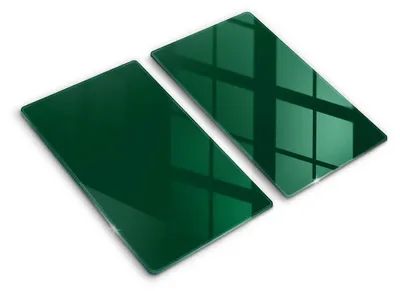Produktbild von Abdeckung Glas - Küchenabdeckung - 2x30x52 cm - Abdeckplatte -Grüne Farbe