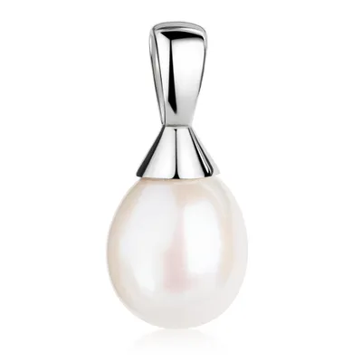 Produktbild von MATERIA by Matthias Wagner echte Perle Anhänger 925 Sterling Silber wahlweise mit Halskette KA-517