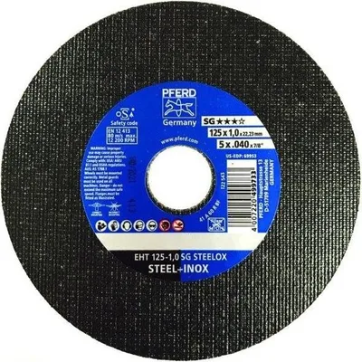 Zdjęcie produktu dla Pferd Tarcza Do Cięcia Metalu 125X1X22 Sg Steel Inox