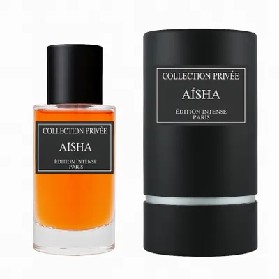 Produktbild von COLLECTION PRIVÉE Aisha Damen Aysha Parfum 50ml - Aycha Orientalischer Duft mit Zitrone, Vanille, Patchouli & Bernstein Elegantes Eau de Parfum