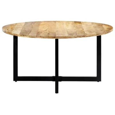 Image de vidaXL Table de salle à manger 150 x 73 cm en bois massif de manguier