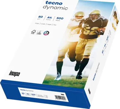 Produktbild von inapa tecno Kopierpapier Dynamic 2100011483 A4 80g 500 Bl./Pack.