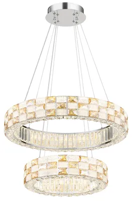 Produktbild von GLOBO Lighting Hängeleuchte DH 58x120 cm chrom Hängelampe