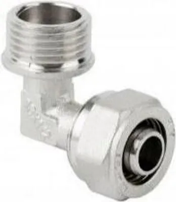 Produktbild von Winkelstück PEX 32x1 mm, Messing vernickelt