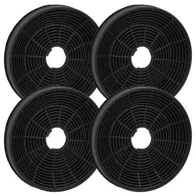 Produktbild von vhbw 4x Aktivkohlefilter Ersatz für FWK-160 für Dunstabzugshaube - 16 cm
