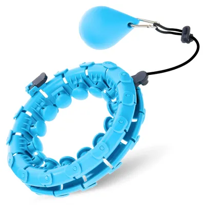 Produktbild von 4FIZJO Hula-Hoop, mit 390 g Gewicht und Massagefunktion, verstellbar, für Bauchtraining und Fitness