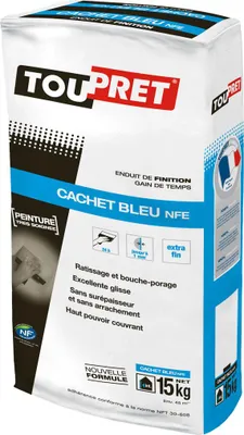 Immagine prodotto di Stucco lisciante Toupret Bâtiment Cachet Blu Nfe 15 kg - Toupret