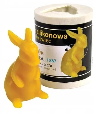 Produktbild von Łysoń Silikonform Hase 6cm FS87silikon