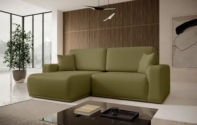 Obrázok produktu pre FurMeb24 ECKSOFA FLOUD - 250 x 160 cm aragon 35 - s funkciou spánku a posteľným boxom - ľavá strana