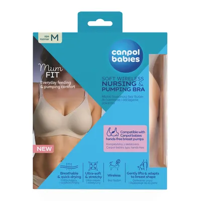 Obrázok produktu pre Canpol babies MumFIT dojčiaca a odsávacia podprsenka veľkosť M 78/014