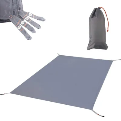 Imagen del producto de Lona impermeable para suelo de tienda, de 140 x 210 cm, ideal para camping y actividades al aire libre