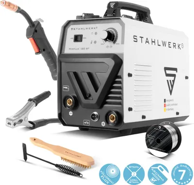 Produktbild von STAHLWERK Schweißgerät Mini FLUX 120 ST mit ARC | MMA-Funktion mit 120 Ampere