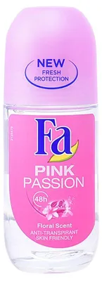 Produktbild von Fa Pink Passion, Frauen, Antitranspirant, Roll-on Deodorant, Flasche, 50 ml, 48 h