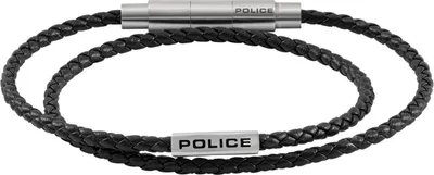 Image de Police Bracelet Homme en cuir PEAGB0079801 noir