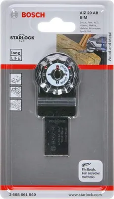 Produktbild von BIM Tauchsägeblatt AIZ 20 AB, Wood and Metal, 30 x 20 mm, 1er-Pack
