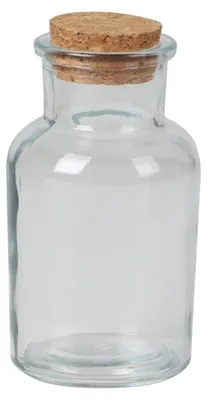 Productafbeelding van DOCHTMANN Glazen fles met kurken dop, 150 ml