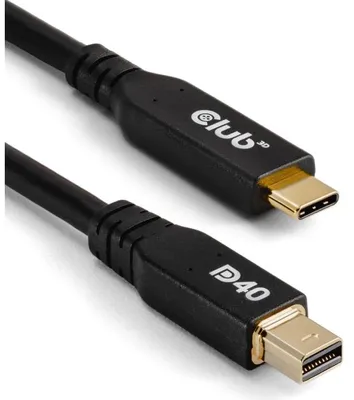 Produktbild von Club3D Kabel   USB Typ C  <-> MiniDP 2.1    2m  8K30Hz St/St retail