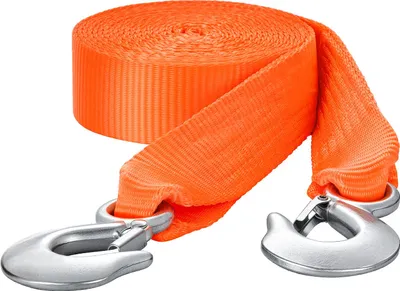 Produktbild von VEVOR Abschleppgurt für ATV mit Haken, 50,8 mm x 6,1 m, Abschleppseil, Bruchfestigkeit von 7700 kg, Bergungsseil mit Sicherheitshaken für LKW und Fahrzeuge, Abschleppzubehör für Pannenhilfe