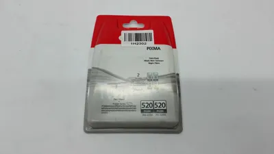 Produktbild von Canon PGI-520BK Tinte Schwarz (Doppelpack), Schwarz, Tinte auf Pigmentbasis, 2 Stück(e), Multipack