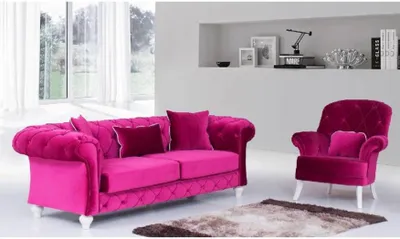 Produktbild von Sofa Couch 3+1 Sitzer Polster Couchen Sofas Textil Stoff Polster Chesterfield
