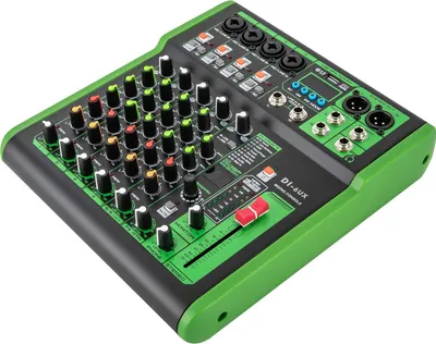 Immagine prodotto di DI-6UX - Mixer professionale - 99 effetti DSP - Ingresso USB/MP3 - Alimentazione phantom 48 V - Preamplificatore microfonico - Adattatore di alimentazione incluso - Nero