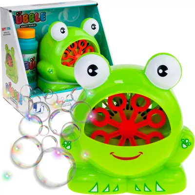 Produktbild von Seifenblasenmaschine Frosch Seifenblasen + Flüssigkeit
