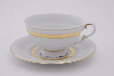 Produktbild von Sonata, Teetasse mit Untertasse, Goldborte, 200 ml, Leander