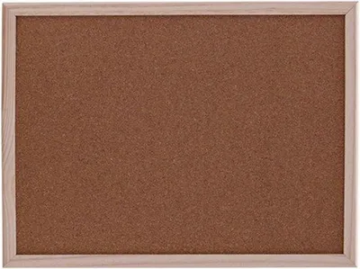 Produktbild von Pinnwand Eichenrahmen 40 x 30 cm - Memo Board für Fotos und Notizen