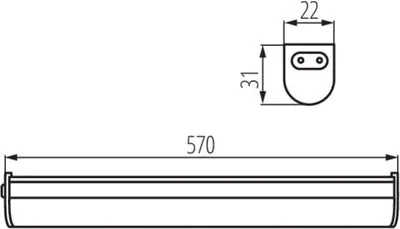 Obrázek produktu pro Kanlux 27591 LINUS LED 7W-NW Podskříňkové svítidlo
