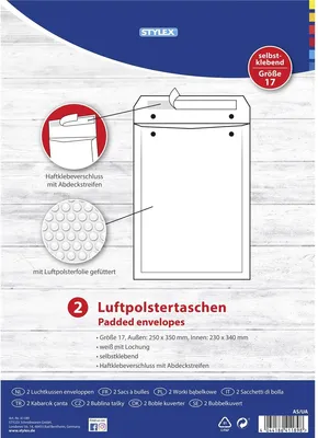 Immagine prodotto di Luftpolstertasche Größe 17 5 Stück Verkaufseinheit 665903 4044186411898