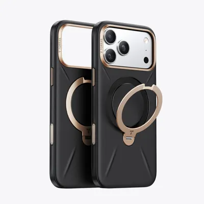 Obrázek produktu pro Torras Ostand Q3 VegSkin, black - iPhone 18 Pro