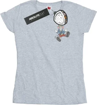 Produktbild von Tom And Jerry - "Frankenstein Tom" T-Shirt für Damen BI43672 (M) (Grau)