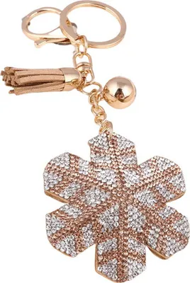 Image de Pendentif Flocon Marron - Élégance et Tendance KP2767