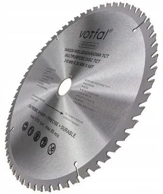 Produktbild von Vorfal V04906 Kreissägeblatt TCT für Holz und Metall