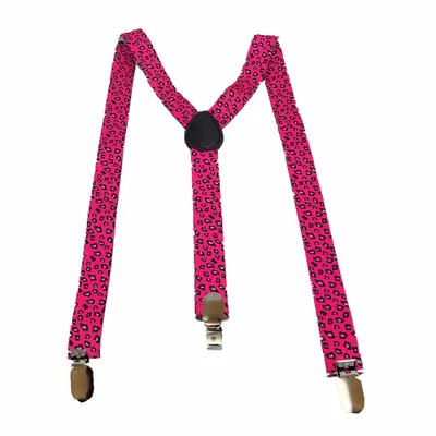 Produktbild von Hosentraeger Y Form schmal  Pink Leopard