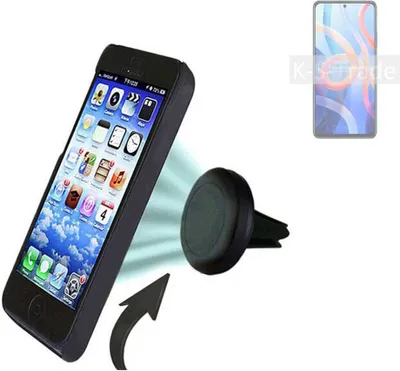 Produktbild von K-S-Trade Kompatibel mit Xiaomi Redmi Note 11 Auto Handy Halterung KFZ Halter Lüftungsgitterhalterung Air Vent mount Smartphone Halter