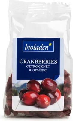 Produktbild von Cranberries gesüßt 100g 18er Pack
